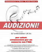 AUDIZIONI Concerto con ISA
